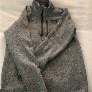 Men’s Patagonia 1/4 Zip Heathered grey